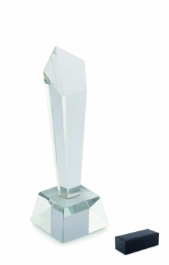 Logo trade promotional gifts image of: Crystal award in a gift box