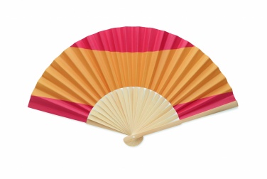 Logo trade advertising product photo of: Manual fan flag design