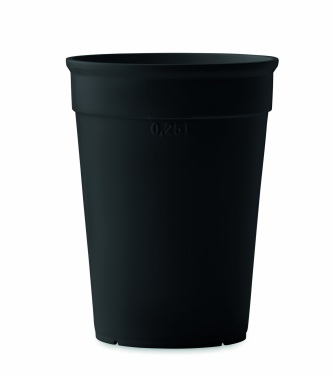 Logo trade corporate gifts picture of: Recycled PP cup capacity 250 ml