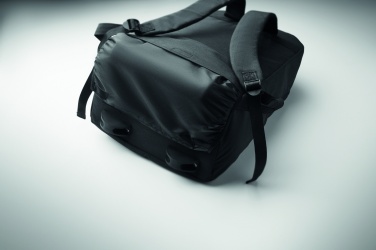 Logotrade promotional merchandise photo of: A portable backpack trolley with wheels, made of 600D RPET polyester