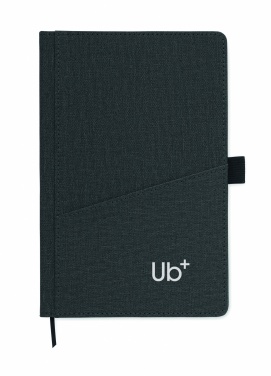 Logotrade promotional giveaway image of: A5 notebook PU front pocket