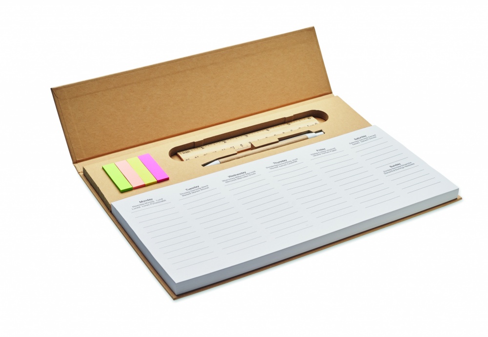 Logotrade advertising product picture of: Weekly desktop planner