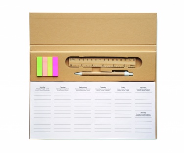 Logo trade advertising products picture of: Weekly desktop planner