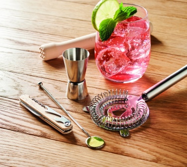 Logotrade promotional product picture of: 5 piece cocktail kit in pouch.