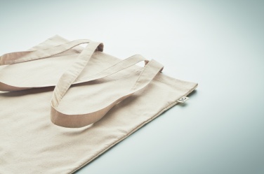 Logo trade promotional products image of: Recycled cotton shopping bag