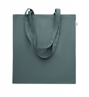 Logo trade promotional merchandise photo of: Recycled cotton shopping bag