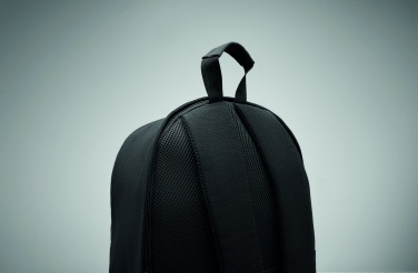 Logotrade promotional merchandise photo of: A 15-inch laptop backpack made of recycled pre-consumer cotton and recycled polyester with customizable printing.