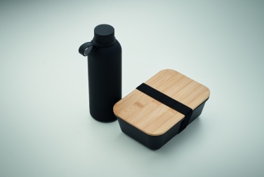Logotrade promotional product picture of: Lunch box bottle gift set