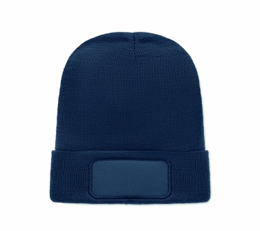 Logotrade business gift image of: Unisex beanie RPET polyester