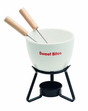 Logotrade promotional merchandise image of: Ceramic fondue set 240 ml