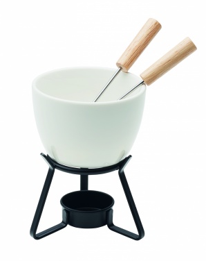Logo trade promotional gifts picture of: Ceramic fondue set 240 ml