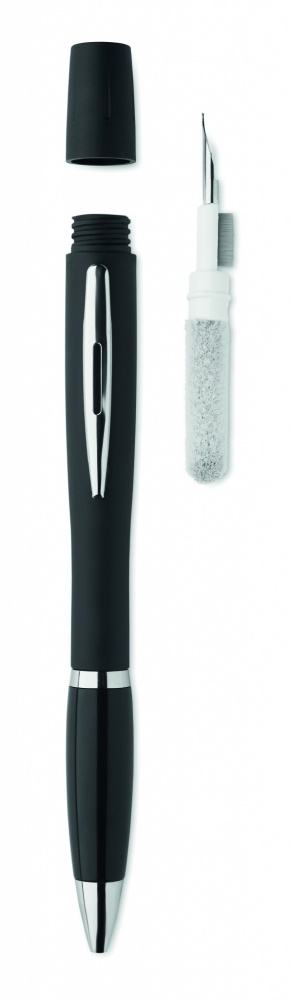 Logo trade promotional giveaways picture of: Pen with TWS cleaning set