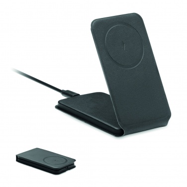 Logo trade business gift photo of: Foldable magnetic charger 15W