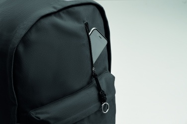 Logotrade business gifts photo of: A 15-inch laptop backpack made of recycled pre-consumer cotton with customizable printing