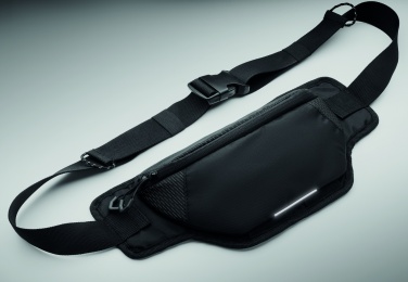 Logo trade promotional merchandise image of: Hiking waist bag in 420D nylon