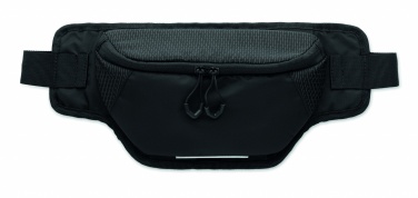 Logo trade promotional gifts image of: Hiking waist bag in 420D nylon