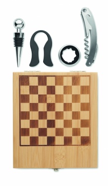 Logotrade promotional gifts photo of: Chess board wine set