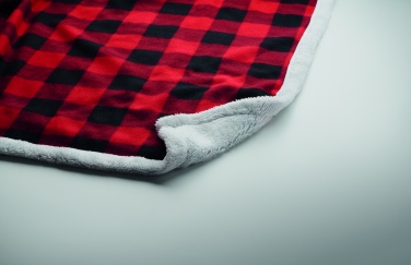 Logotrade promotional merchandise image of: RPET sherpa fleece blanket