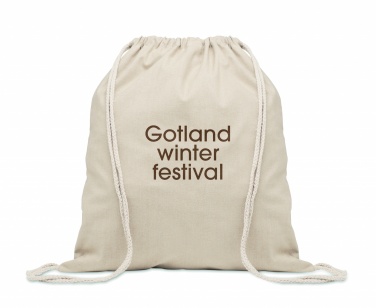 Logotrade promotional items photo of: Recycled cotton drawstring bag