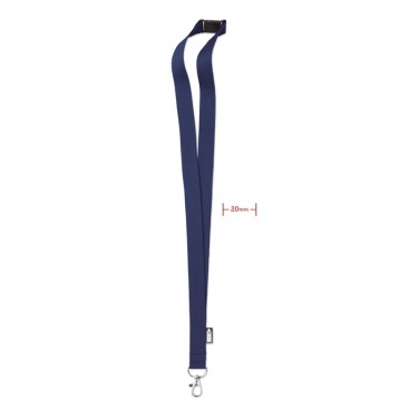 Logo trade corporate gifts picture of: Lanyard in RPET 20 mm