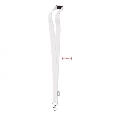 Logo trade promotional merchandise photo of: Lanyard in RPET 20 mm