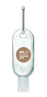 Logo trade promotional gifts image of: Hand cleanser gel 30ml