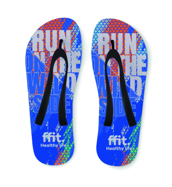 Logotrade promotional product image of: Sublimation beach slippers