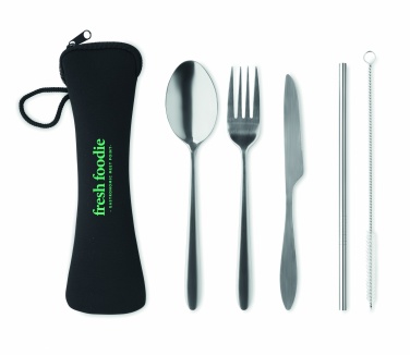 Logo trade promotional item photo of: Cutlery set stainless steel