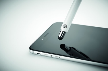 Logo trade promotional giveaways picture of: Antibacterial stylus ballpen