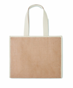 Logotrade promotional merchandise picture of: Jute and canvas cooler bag