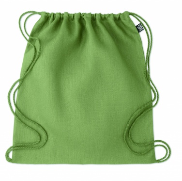 Logo trade promotional item photo of: Hemp drawstring bag 200 gr/m²