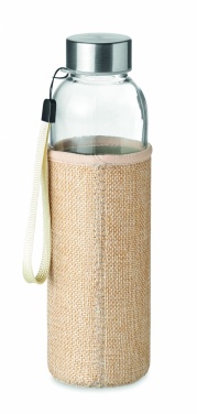 Logotrade promotional product image of: Glass bottle in pouch 500ml