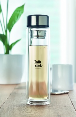 Logotrade promotional item image of: Bottle with touch thermometer