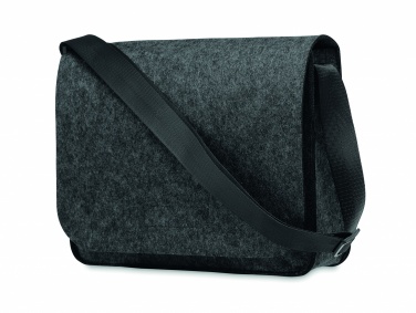 Logo trade corporate gifts image of: RPET felt laptop bag