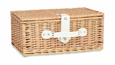 Logotrade promotional item image of: Wicker picnic basket 2 people