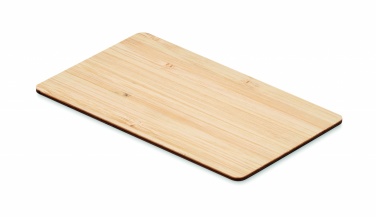 Logo trade promotional merchandise photo of: RFID card in bamboo material