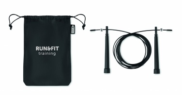 Logo trade promotional products image of: Speed jumping rope RPET pouch