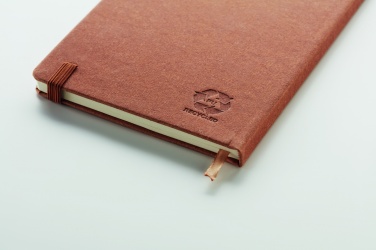Logo trade promotional products image of: Recycled Leather A5 notebook
