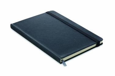Logo trade business gift photo of: Recycled Leather A5 notebook
