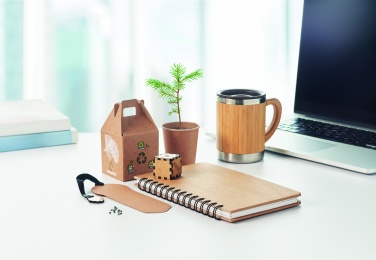 Logotrade corporate gift image of: A5 Pine tree GROWNOTEBOOK™