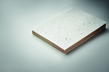 Logo trade promotional merchandise image of: Grass/seed paper memo pad