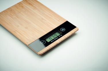 Logotrade corporate gift picture of: Bamboo digital kitchen scales