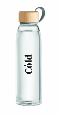 Logo trade promotional gifts picture of: Glass bottle 500 ml