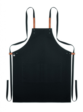 Logo trade promotional giveaways picture of: Organic cotton apron 340 gr/m²
