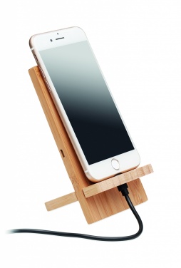 Logo trade business gift photo of: Wireless charger stand 10W