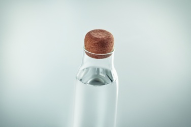 Logo trade promotional giveaway photo of: Glass bottle cork lid 600 ml
