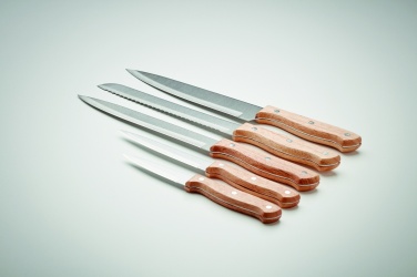 Logotrade corporate gift image of: 5 piece knife set in base