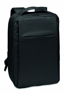 Logo trade corporate gifts image of: Laptop backpack in 300D RPET