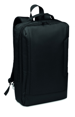 Logo trade promotional item photo of: Laptop backpack in 300D RPET