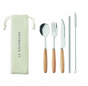 Logotrade advertising products photo of: Cutlery set stainless steel
